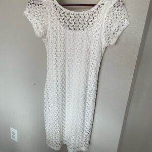 3/$15 bundle White knit Dress